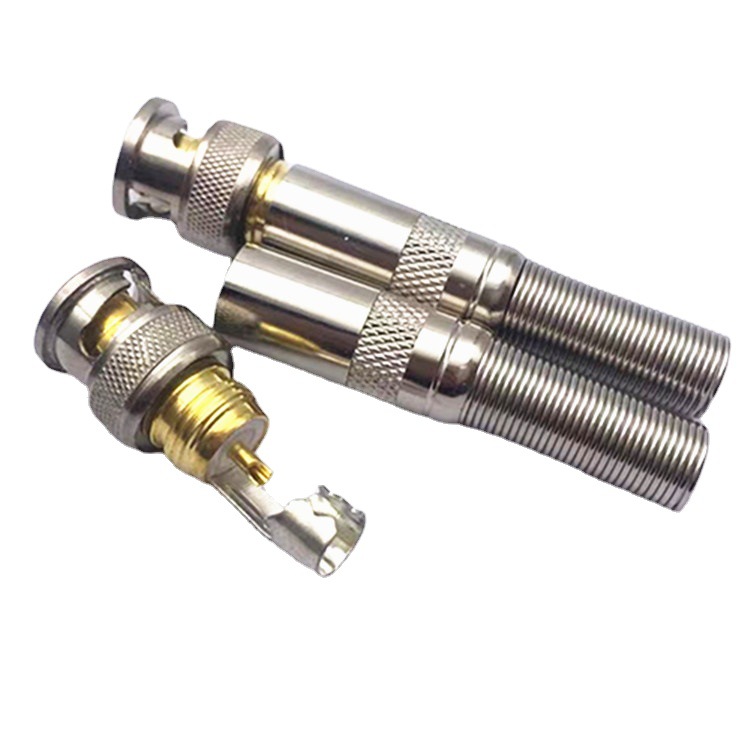 BNC for CCTV system connector male connector solderless tape screw RG59 coaxial for CCTV camera