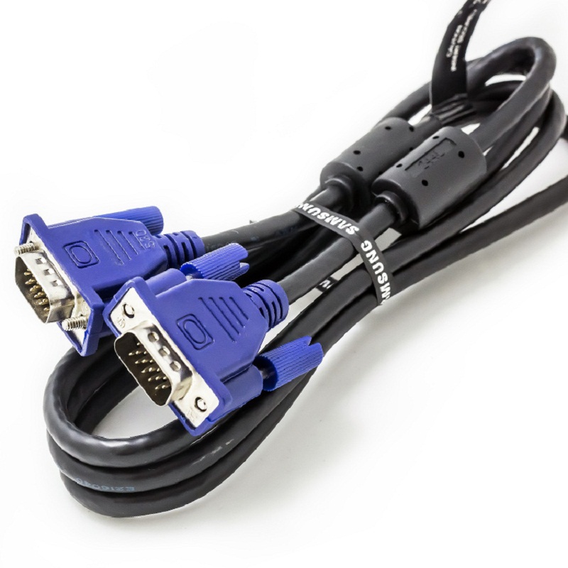 copper conductor Vga 4+5 Cable Male To Male For Computer Monitor Computer Monitor Vga To Vga Cable COPPER