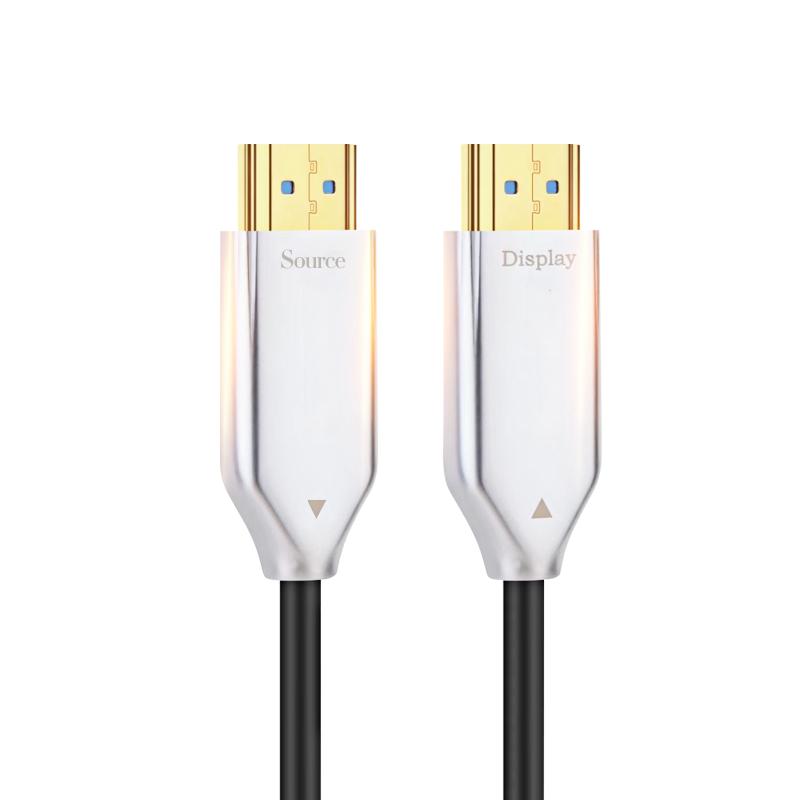 HDMI AOC Fiber Optic Cable 4K 2.0 Armoured Cables 10M-100M HDMI to Fiber Optic Converter