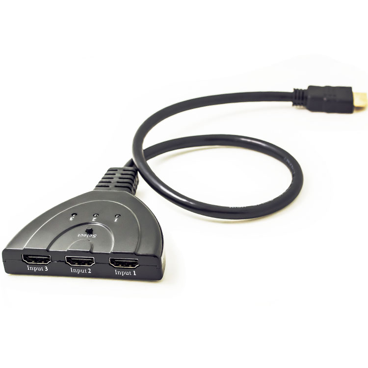 Hdmi 3 Port Video Switch Splitter Hdmi 1.4 Switch 4K 60Hz Hdmi Switcher 3 In 1 Out 4K Automatic Switcher