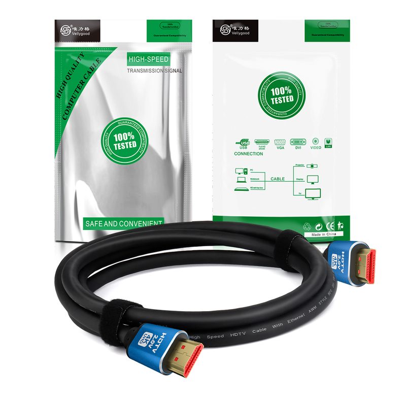 Professional Manufacturer's High Quality 4K 2.0 60Hz 3D 18Gbps HDMI Cable 8K Resolution HD Connector Laptop Monitor