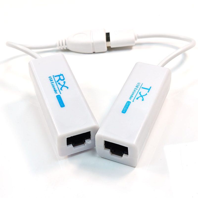 USB 2.0 RJ45 200M Extender Over Cat5E/6 Connection Factory price can OEM 200M USB Extender