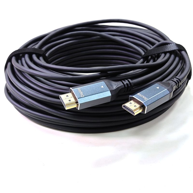 HDMI Cable Kabel 2.0 Gold Plated 10M 15M 20M 25M 30M 40M 50M 60M 60M 80M 100M HDMI 2.0 Optical Fiber Cable AOC HDMI 4K 6